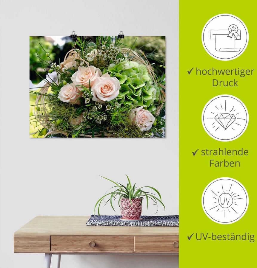 Artland Artprint Bos bloemen als artprint van aluminium artprint voor buiten artprint op linnen poster in verschillende maten. maten - Foto 4