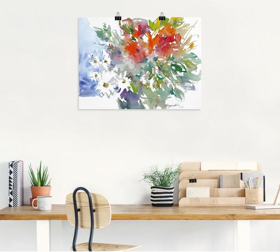 Artland Artprint Bos bloemen II als artprint op linnen poster muursticker in verschillende maten - Foto 4