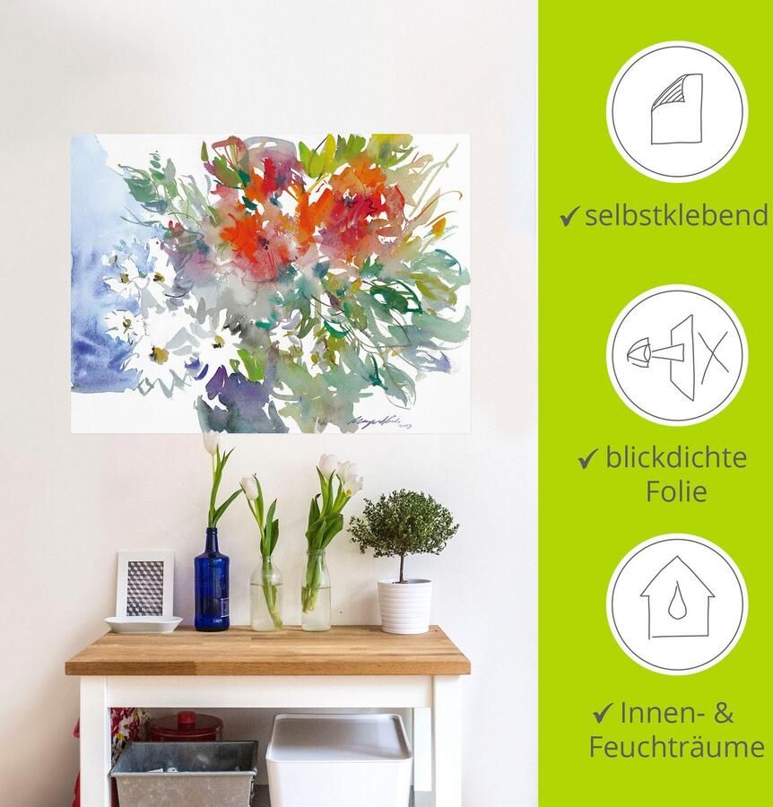 Artland Artprint Bos bloemen II als artprint op linnen poster muursticker in verschillende maten - Foto 4