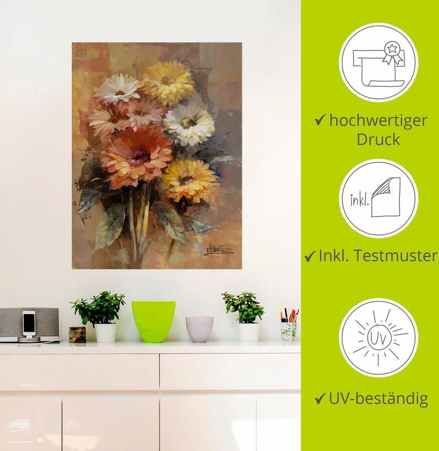 Artland Artprint Bos bloemen II als artprint op linnen poster muursticker in verschillende maten - Foto 2