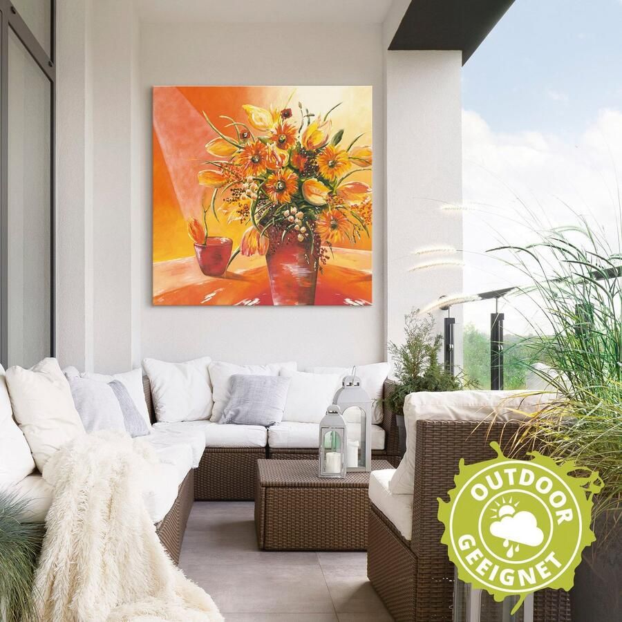 Artland Artprint Bos bloemen in vaas I als artprint van aluminium artprint op linnen muursticker verschillende maten - Foto 3