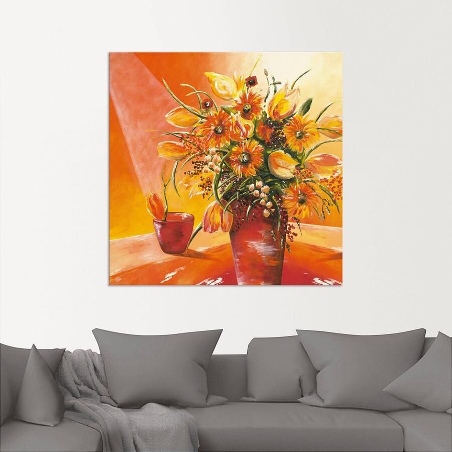 Artland Artprint Bos bloemen in vaas I als artprint van aluminium artprint op linnen muursticker verschillende maten - Foto 4