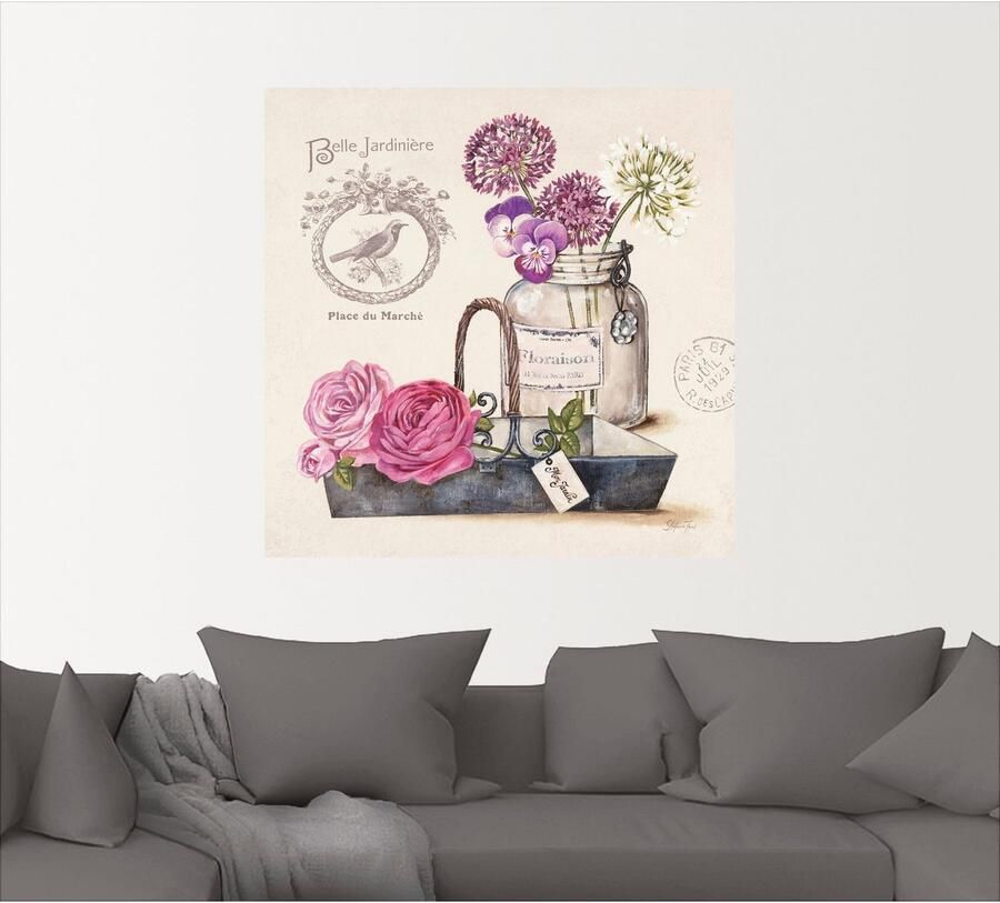 Artland Artprint Bos bloemen IV als artprint op linnen poster muursticker in verschillende maten - Foto 4