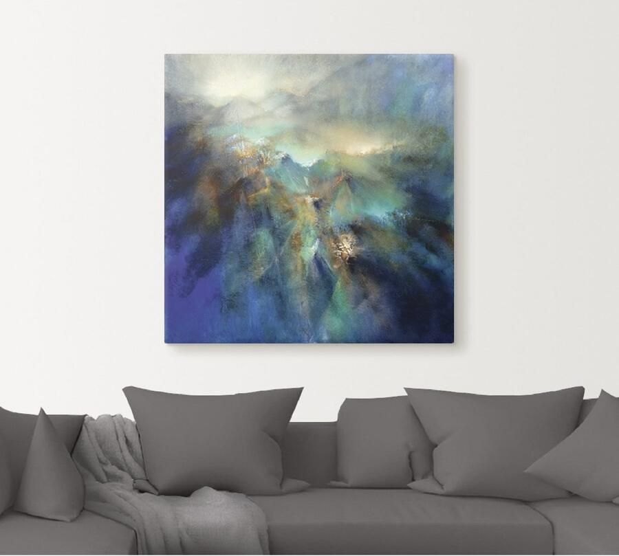 Artland Artprint Boven alle pieken als artprint op linnen poster in verschillende formaten maten - Foto 4