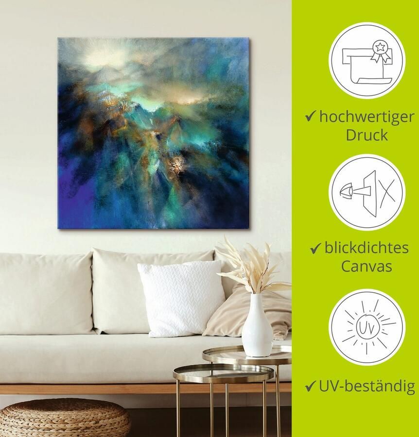 Artland Artprint Boven alle pieken als artprint op linnen poster in verschillende formaten maten - Foto 2