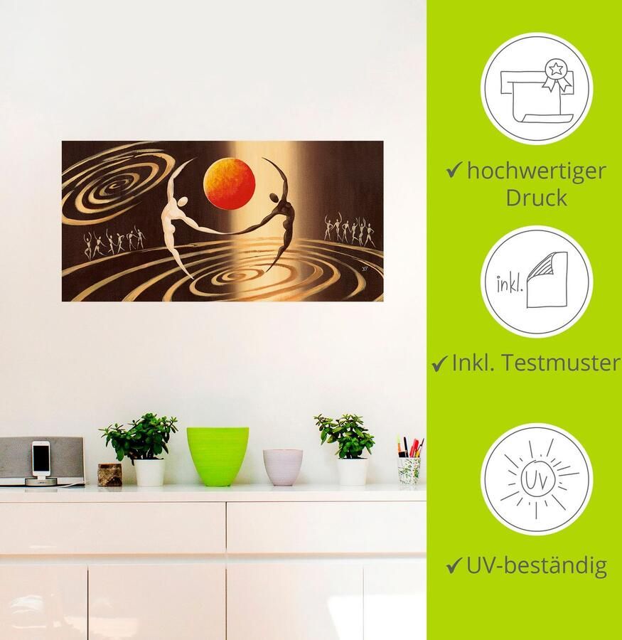 Artland Artprint Boven het universum als artprint van aluminium artprint op linnen muursticker verschillende maten - Foto 3