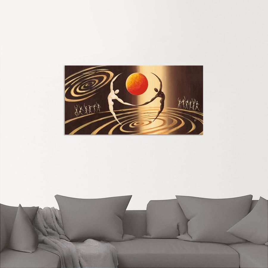 Artland Artprint Boven het universum als artprint van aluminium artprint op linnen muursticker verschillende maten