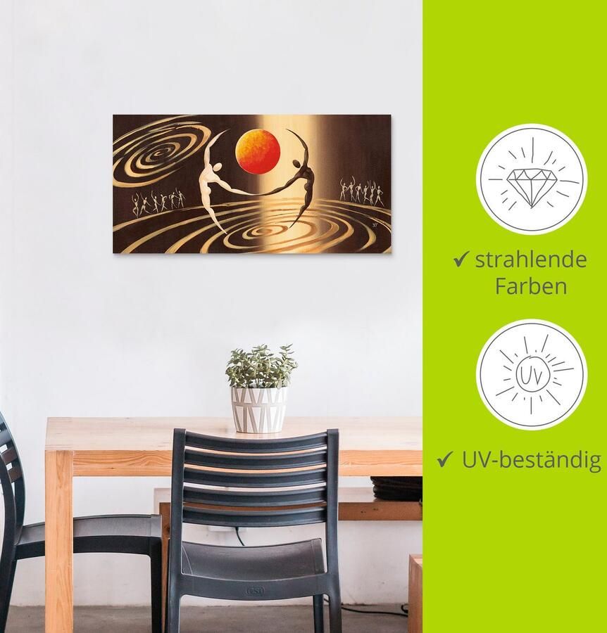 Artland Artprint Boven het universum als artprint van aluminium artprint op linnen muursticker verschillende maten - Foto 3