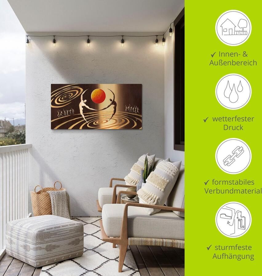 Artland Artprint Boven het universum als artprint van aluminium artprint op linnen muursticker verschillende maten - Foto 4