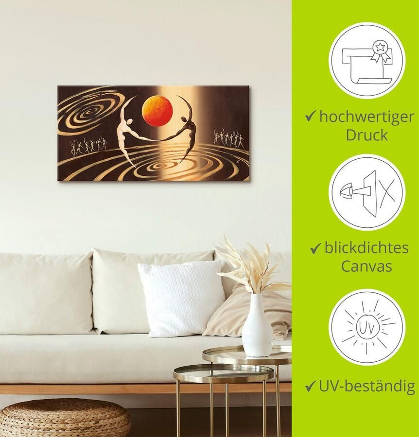 Artland Artprint Boven het universum als artprint van aluminium artprint op linnen muursticker verschillende maten - Foto 3