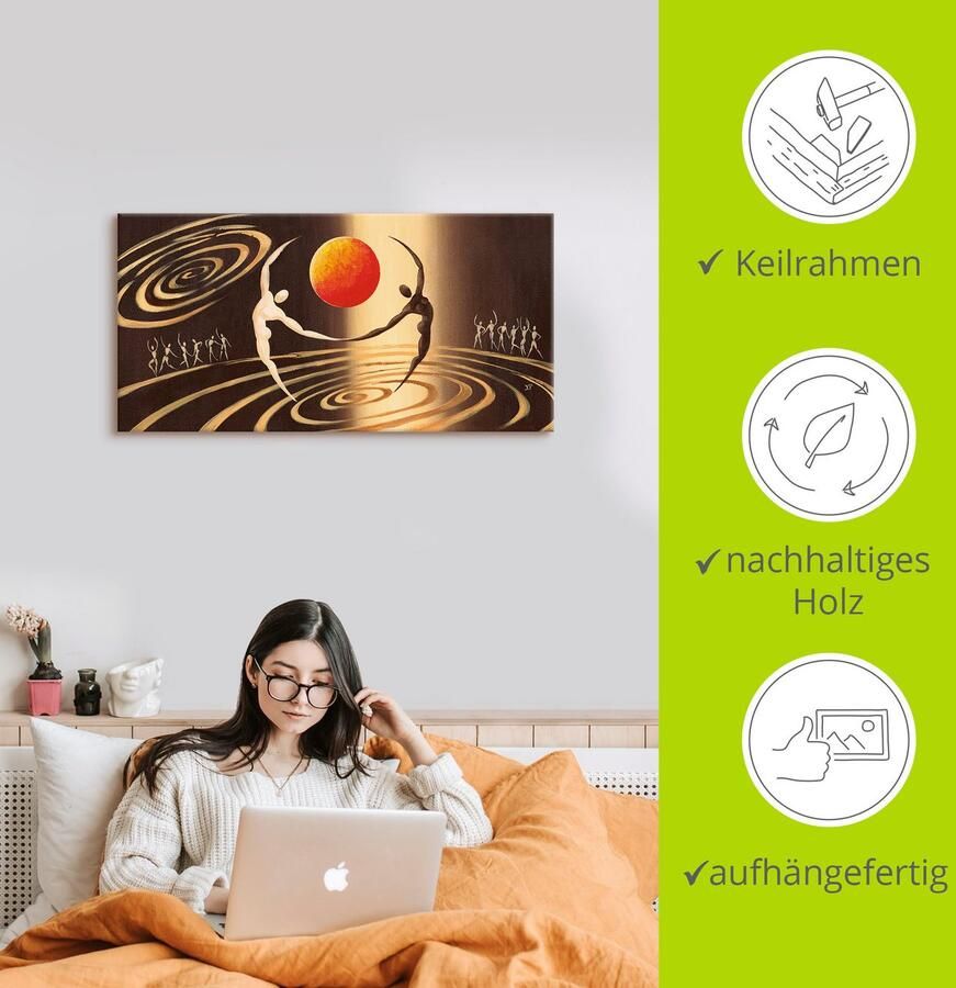 Artland Artprint Boven het universum als artprint van aluminium artprint op linnen muursticker verschillende maten - Foto 2