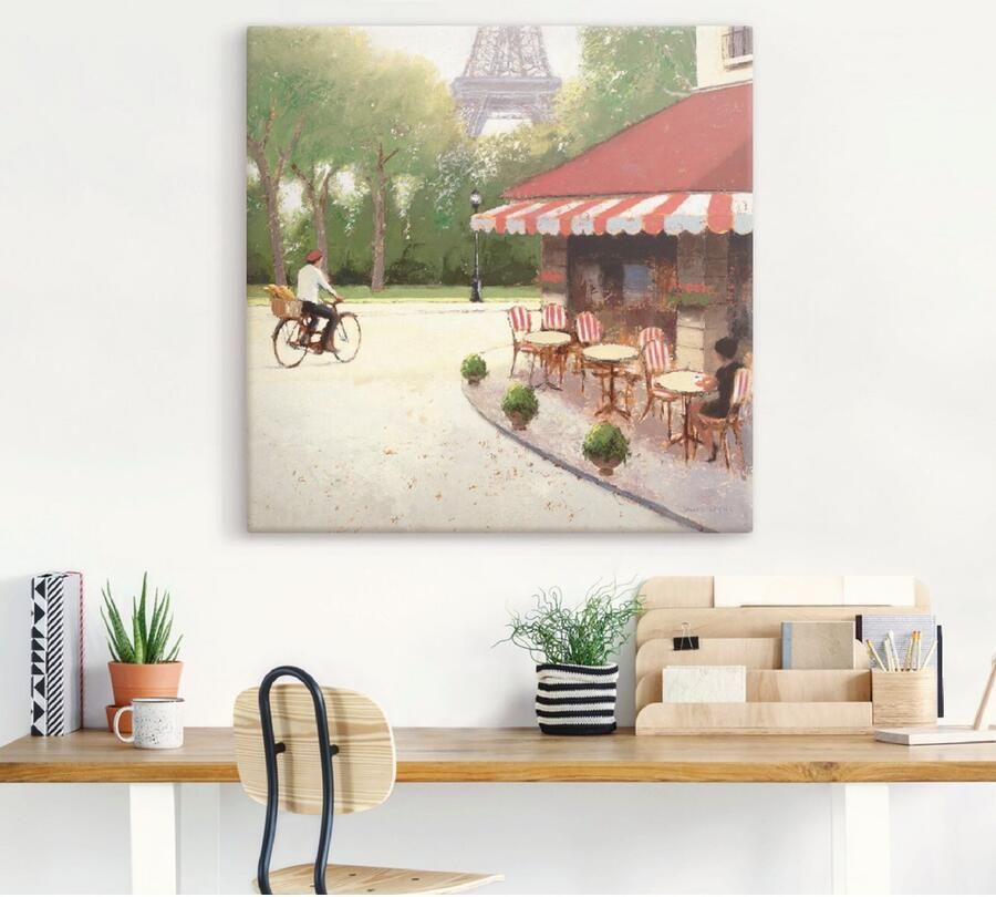 Artland Artprint Café du Martin III als artprint op linnen poster in verschillende formaten maten - Foto 6