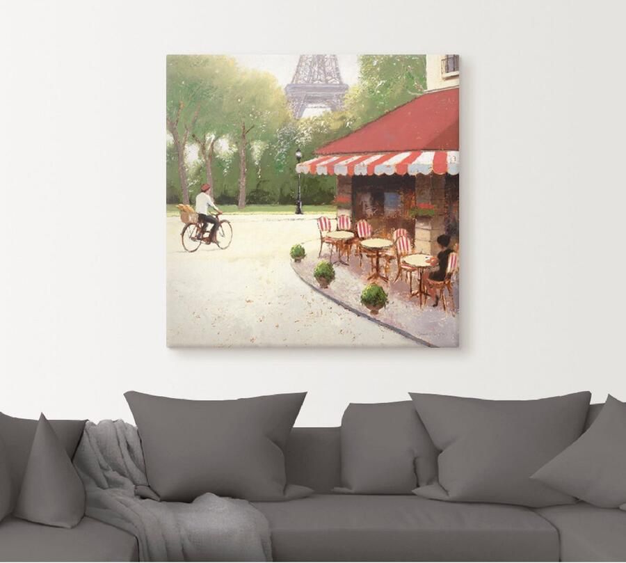 Artland Artprint Café du Martin III als artprint op linnen poster in verschillende formaten maten - Foto 4