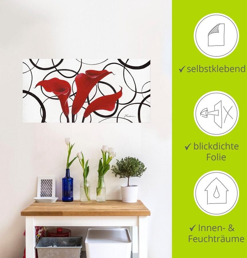 Artland Artprint Callas als artprint op linnen muursticker in verschillende maten - Foto 4