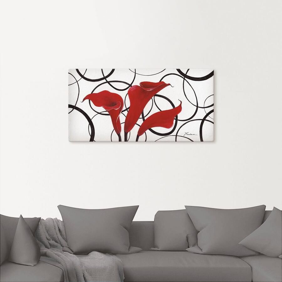 Artland Artprint Callas als artprint op linnen muursticker in verschillende maten - Foto 2