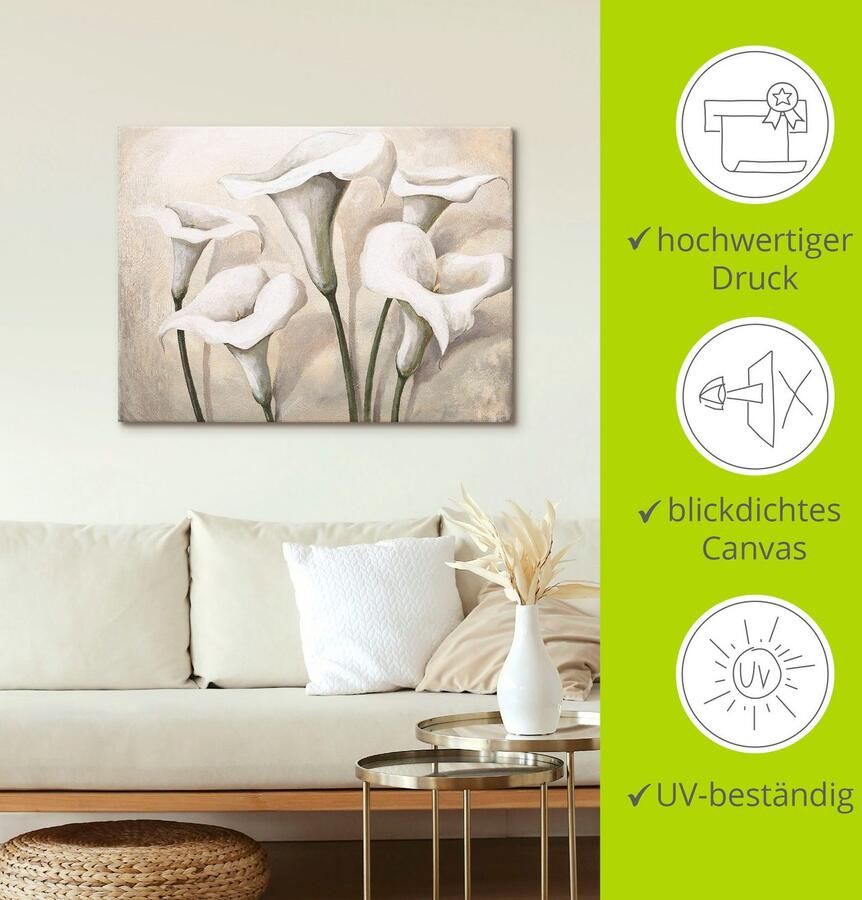 Artland Artprint Callas I als artprint op linnen poster muursticker in verschillende maten - Foto 2