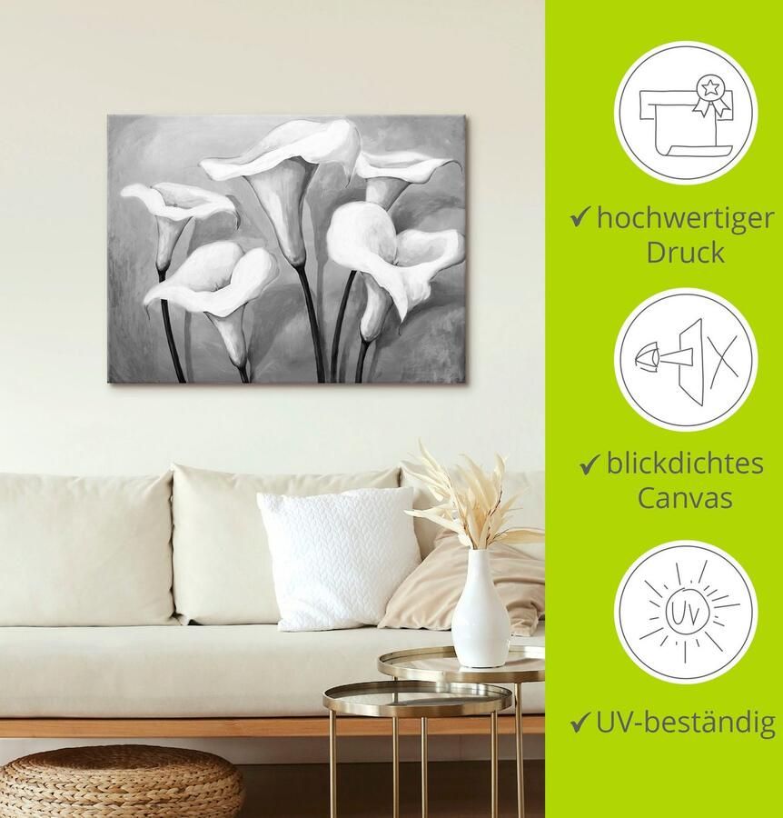 Artland Artprint Callas II als artprint op linnen poster in verschillende formaten maten - Foto 3