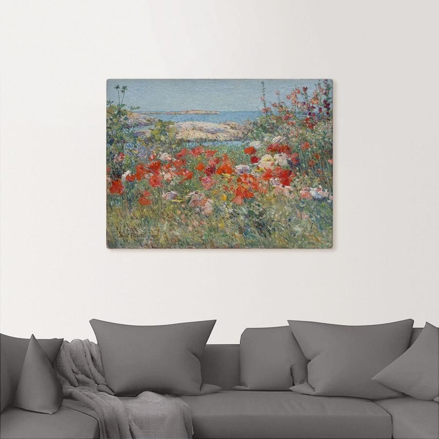 Artland Artprint Celia Thaxters tuin 1890. als artprint op linnen poster muursticker in verschillende maten