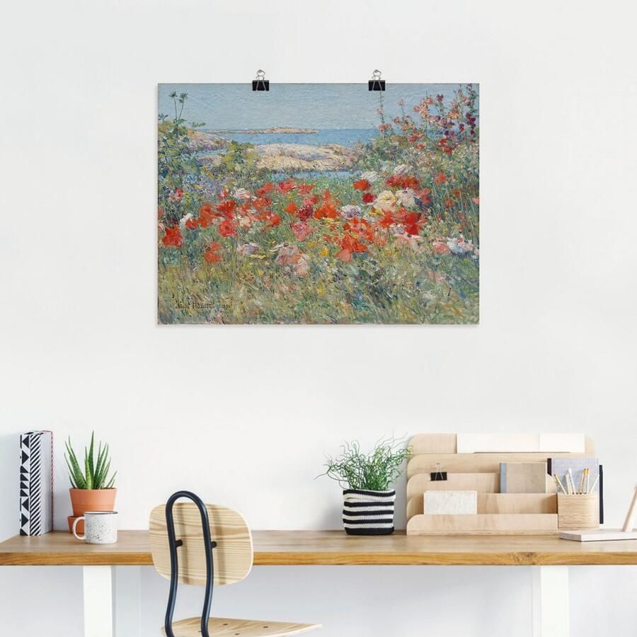 Artland Artprint Celia Thaxters tuin 1890. als artprint op linnen poster muursticker in verschillende maten - Foto 2