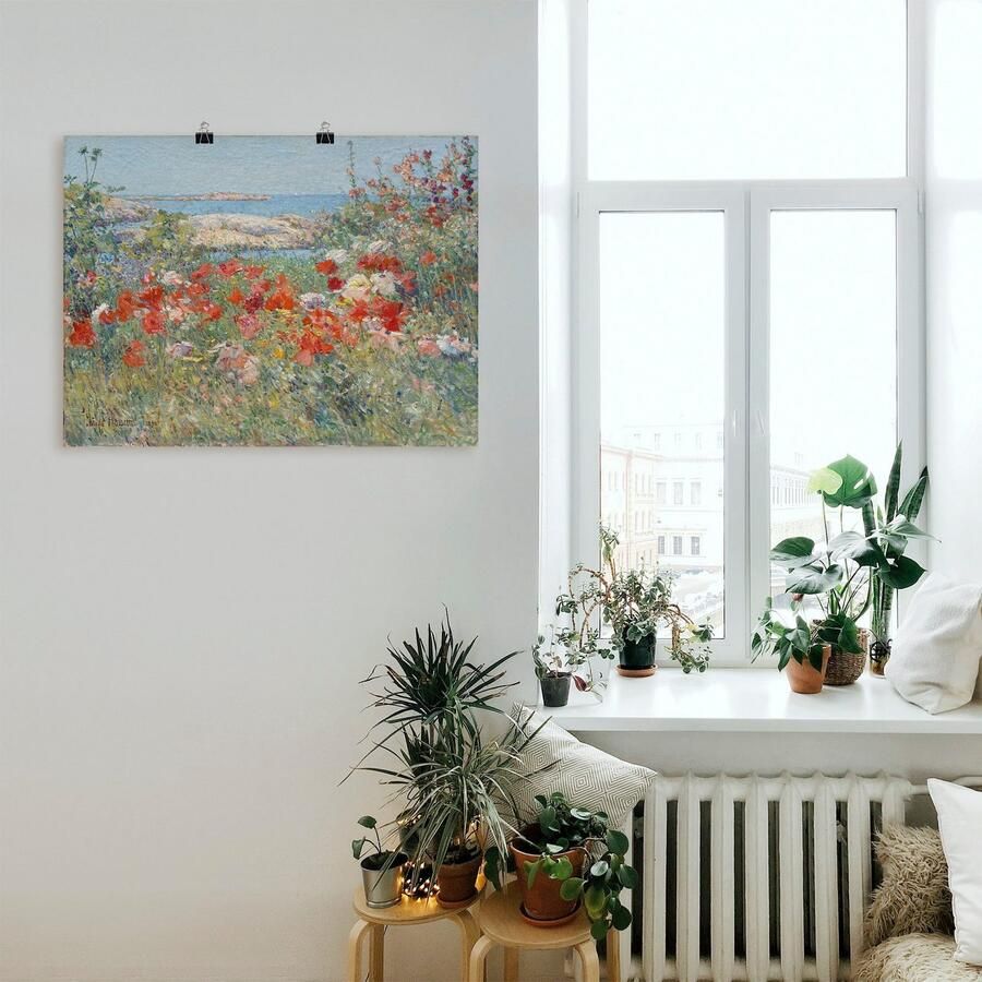 Artland Artprint Celia Thaxters tuin 1890. als artprint op linnen poster muursticker in verschillende maten - Foto 3