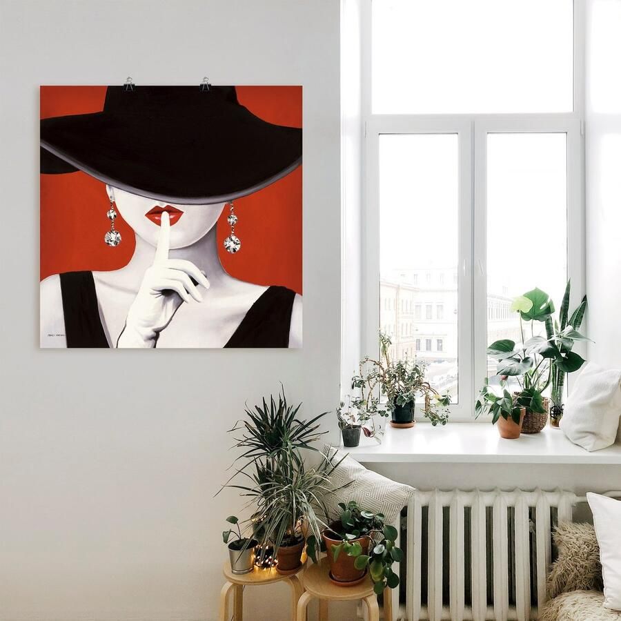 Artland Artprint Chapeau I als artprint op linnen poster muursticker in verschillende maten