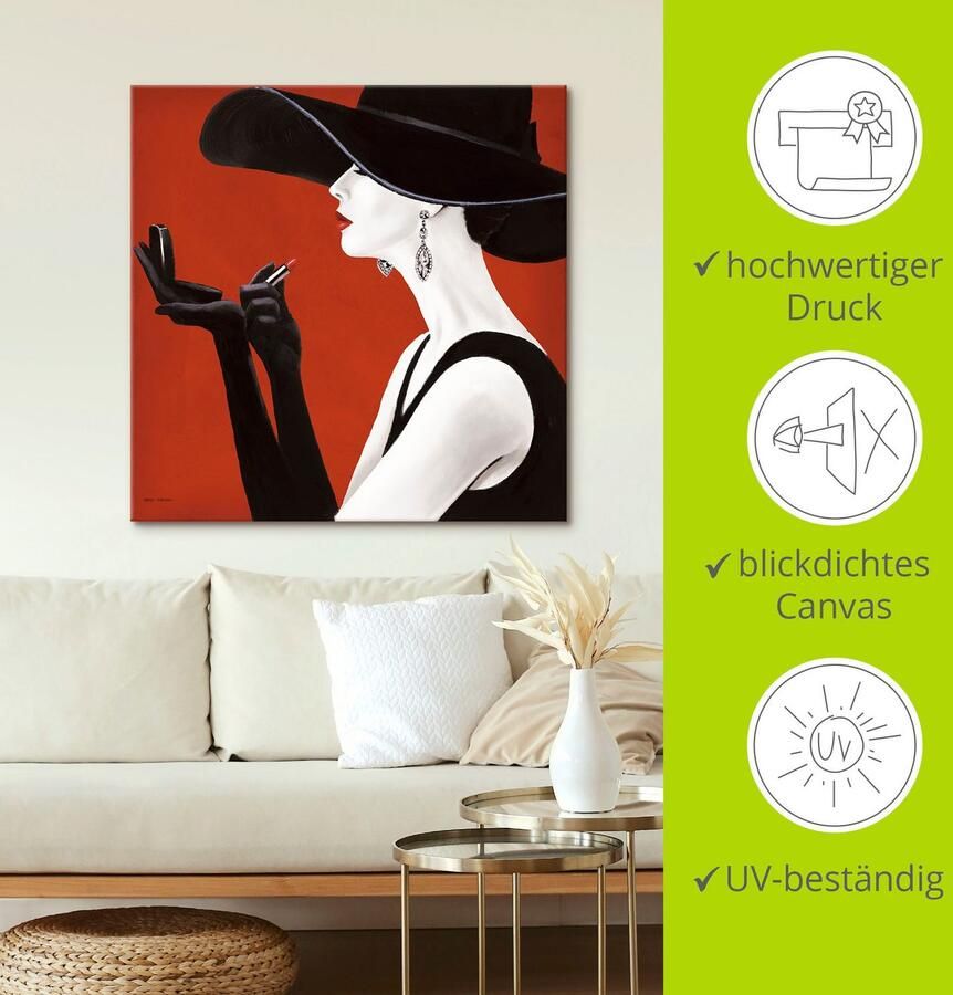 Artland Artprint op linnen Chapeau II - Foto 4