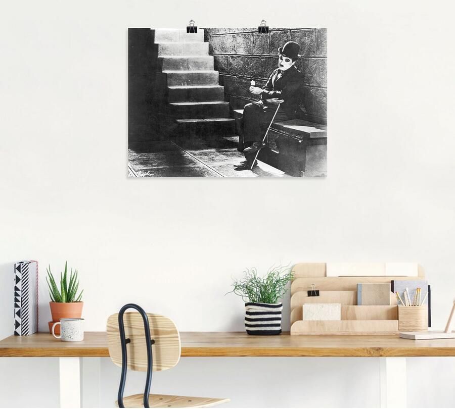 Artland Poster Charlie Chaplin lichten van de grote stad 1931 - Foto 5