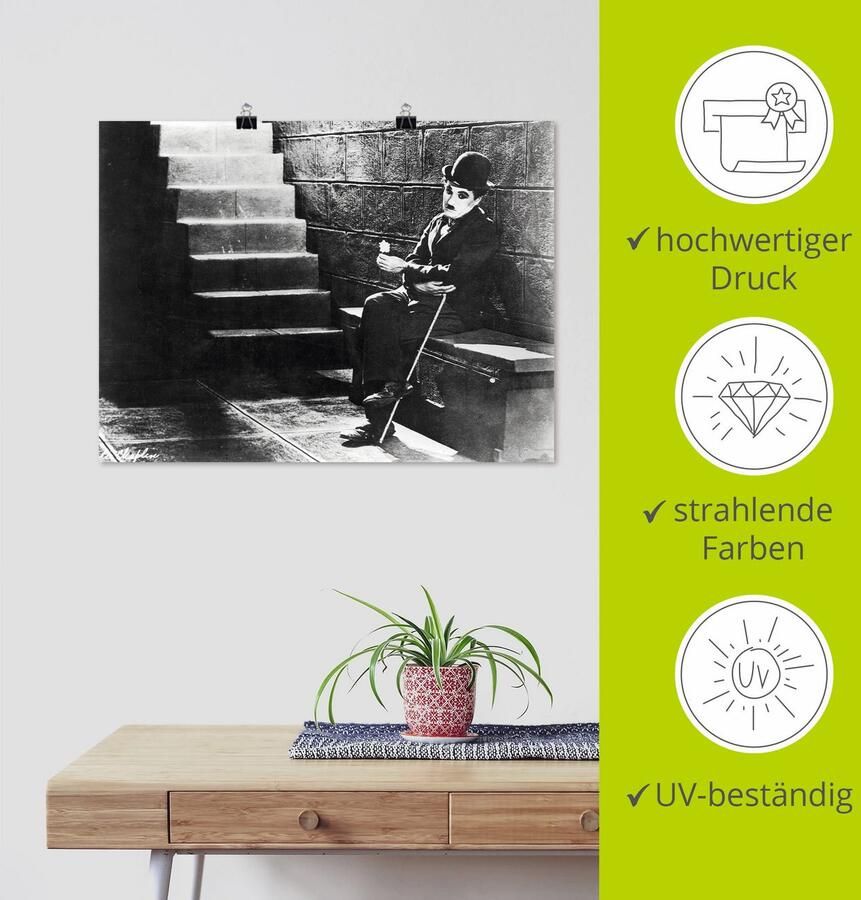 Artland Poster Charlie Chaplin lichten van de grote stad 1931 - Foto 4