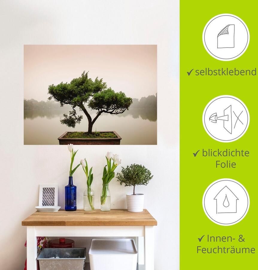 Artland Artprint Chinese bonsaiboom als artprint van aluminium artprint voor buiten artprint op linnen poster muursticker - Foto 7