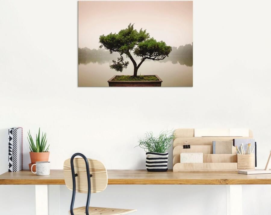 Artland Artprint Chinese bonsaiboom als artprint van aluminium artprint voor buiten artprint op linnen poster muursticker - Foto 14