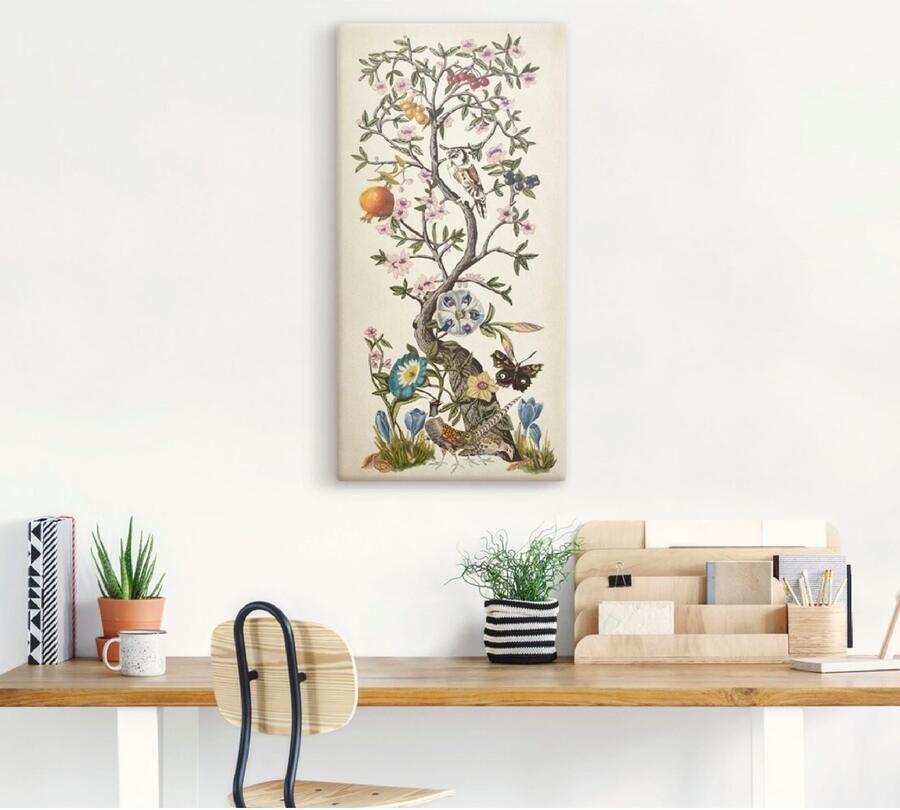 Artland Artprint op linnen Chinoiserie naturel I - Foto 4