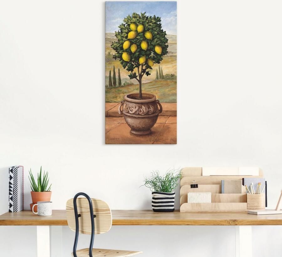 Artland Artprint op linnen Citroenboompje - Foto 5