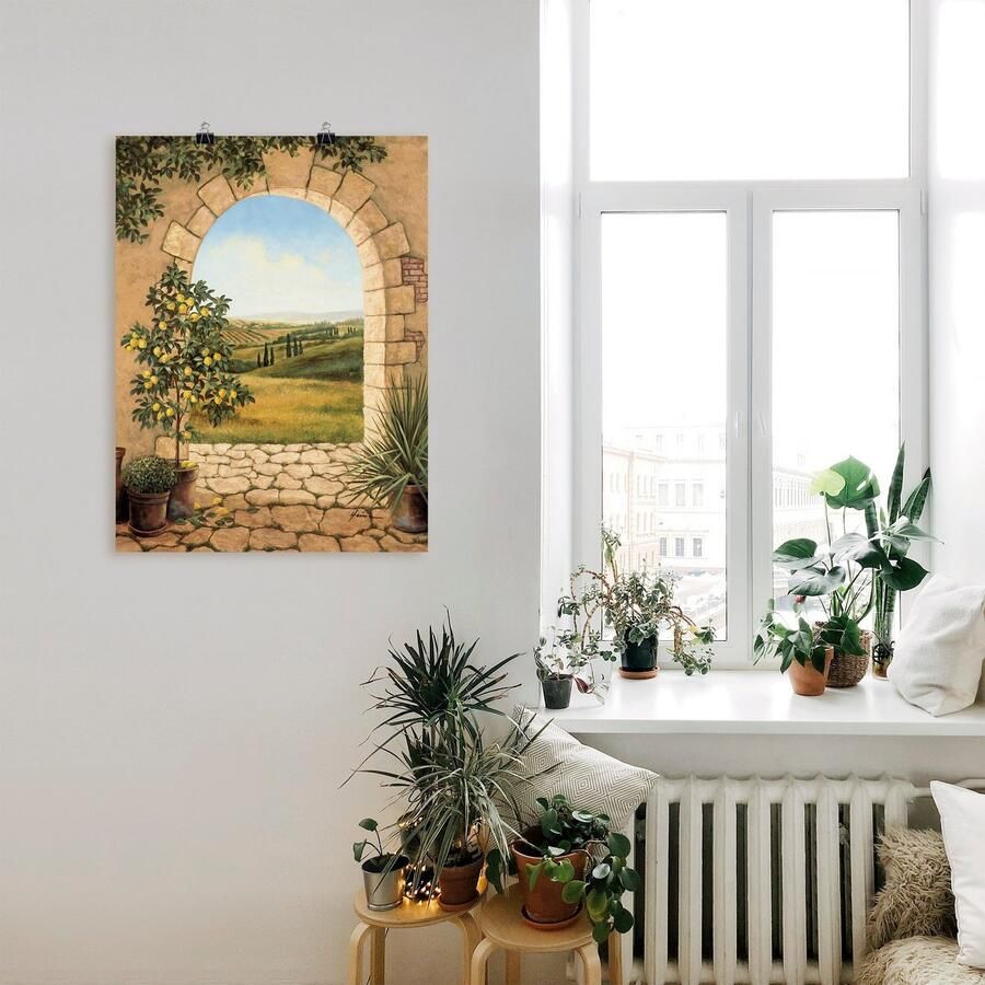 Artland Artprint Citroenboompje voor de boog als artprint van aluminium artprint voor buiten artprint op linnen poster muursticker - Foto 2