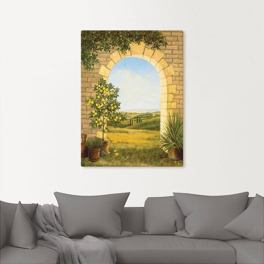 Artland Artprint Citroenboompje voor de boog II als artprint van aluminium artprint voor buiten artprint op linnen poster in verschillende maten. maten - Foto 2