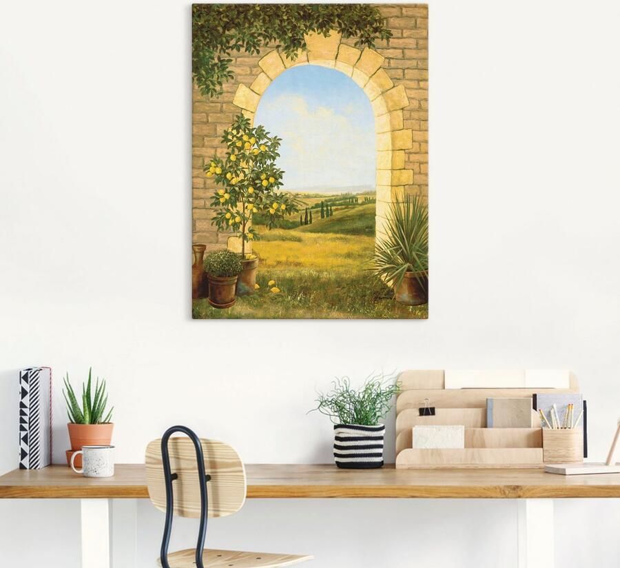 Artland Artprint Citroenboompje voor de boog II als artprint van aluminium artprint voor buiten artprint op linnen poster in verschillende maten. maten - Foto 5