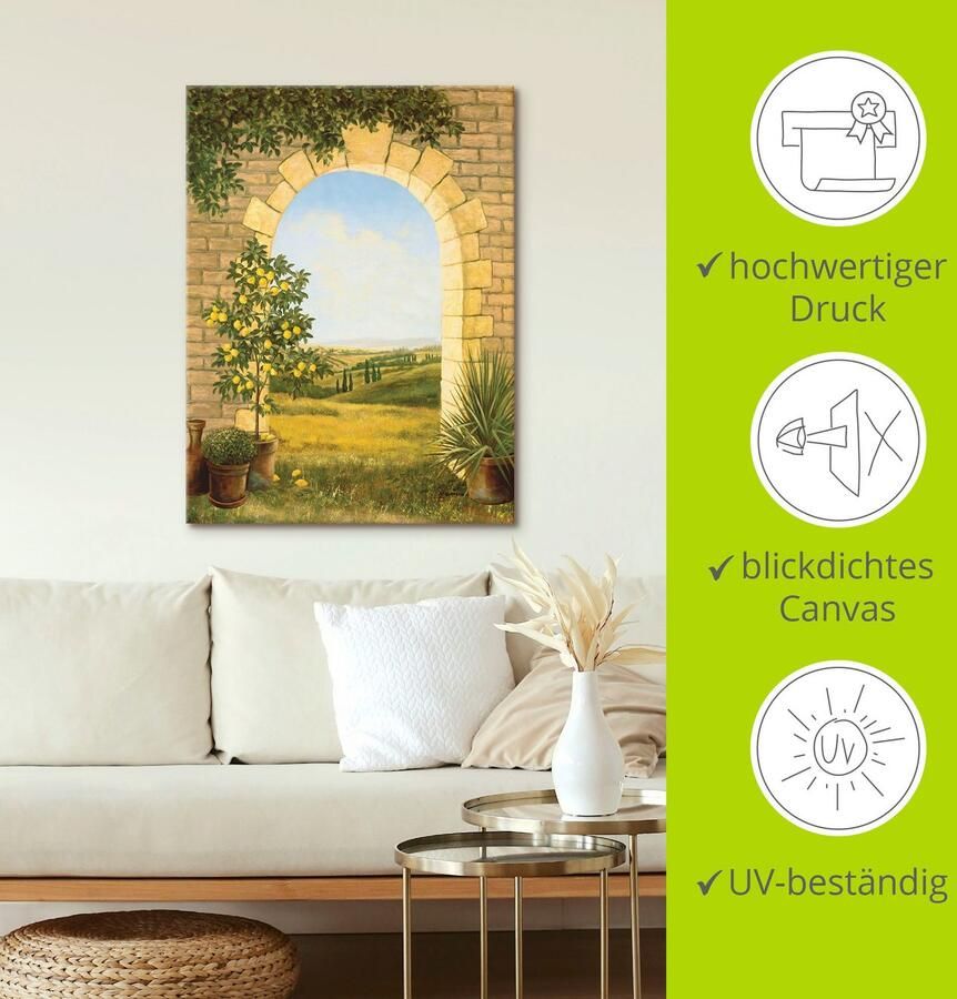 Artland Artprint Citroenboompje voor de boog II als artprint van aluminium artprint voor buiten artprint op linnen poster in verschillende maten. maten - Foto 4