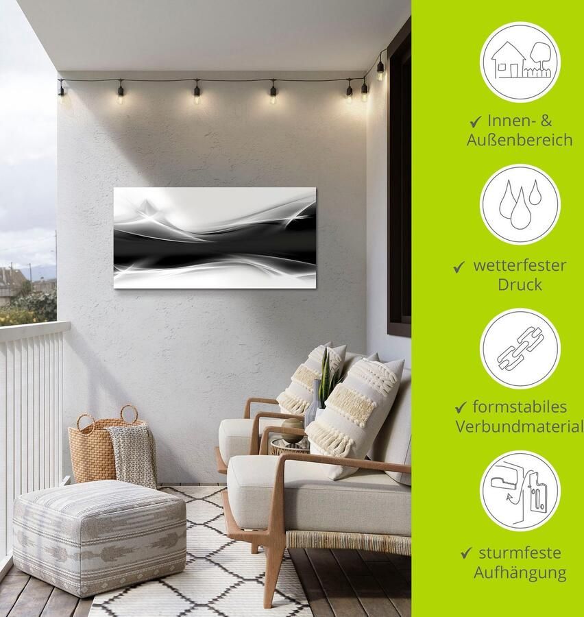 Artland Artprint Creatief element als artprint van aluminium artprint voor buiten artprint op linnen poster muursticker - Foto 5