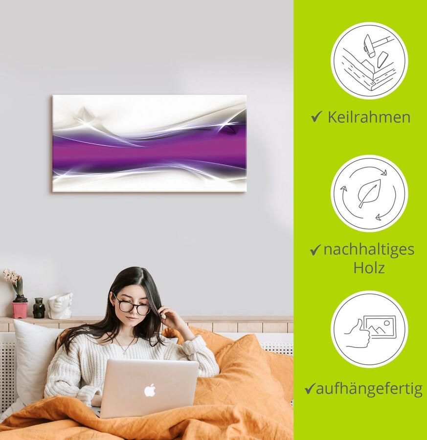 Artland Artprint Creatief element als artprint van aluminium artprint voor buiten artprint op linnen poster in verschillende maten. maten - Foto 2