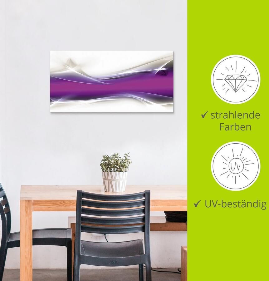 Artland Artprint Creatief element als artprint van aluminium artprint voor buiten artprint op linnen poster in verschillende maten. maten - Foto 3