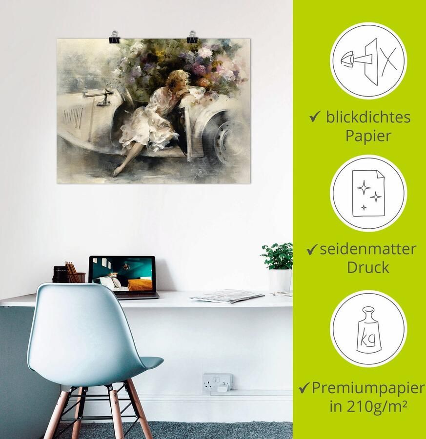 Artland Artprint Dagdromer als artprint op linnen poster muursticker in verschillende maten - Foto 2