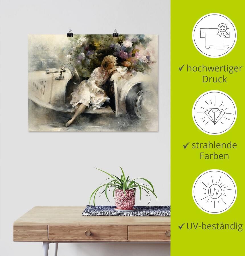 Artland Artprint Dagdromer als artprint op linnen poster muursticker in verschillende maten - Foto 3