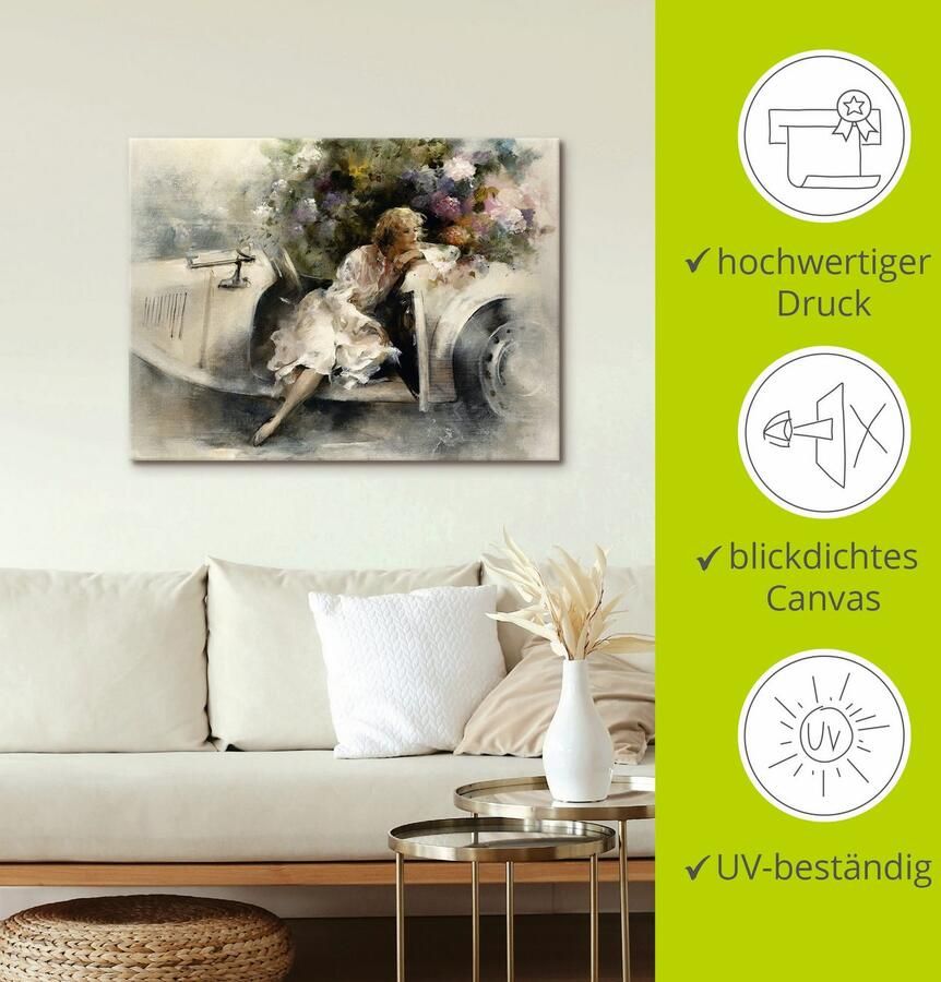 Artland Artprint Dagdromer als artprint op linnen poster muursticker in verschillende maten - Foto 3