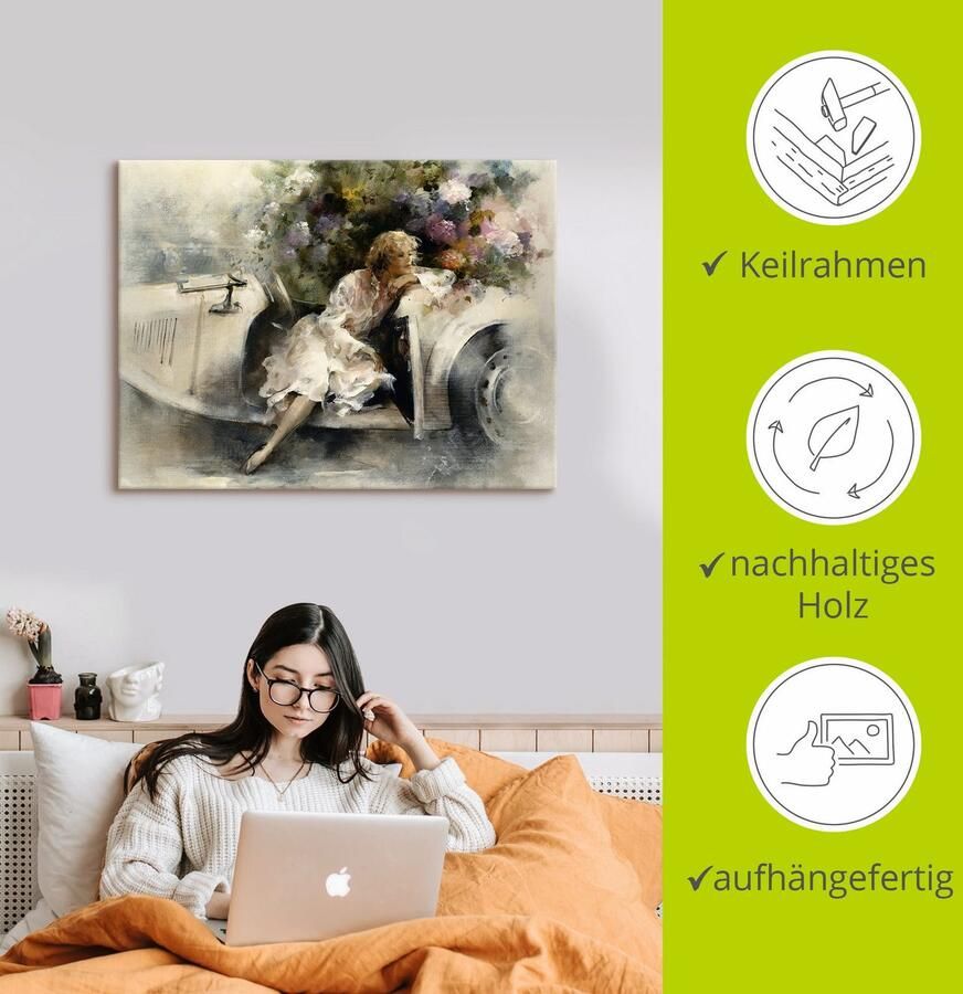 Artland Artprint Dagdromer als artprint op linnen poster muursticker in verschillende maten - Foto 2