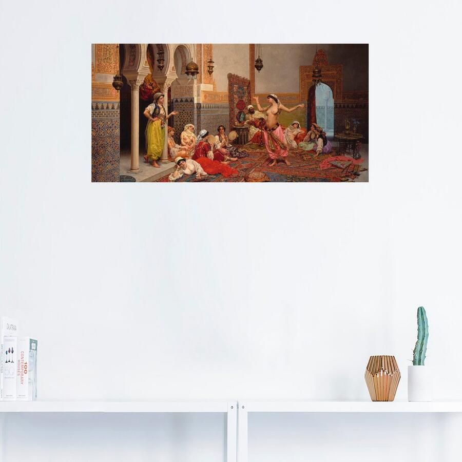 Artland Artprint Dansen in de harem. als artprint op linnen muursticker in verschillende maten
