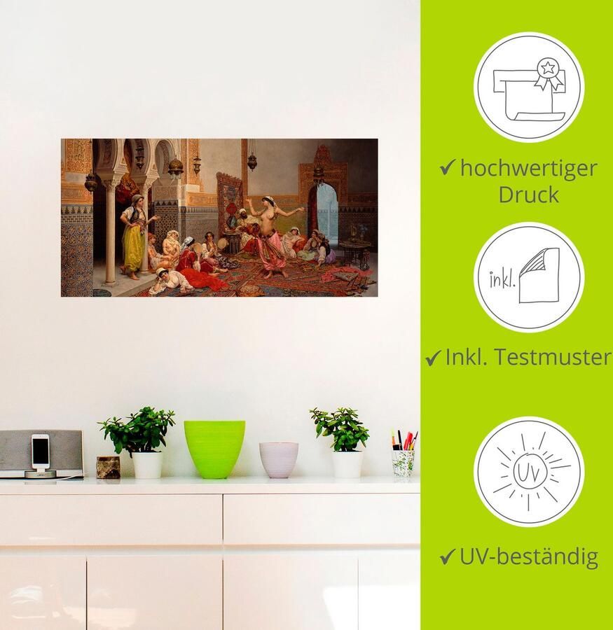 Artland Artprint Dansen in de harem. als artprint op linnen muursticker in verschillende maten - Foto 2