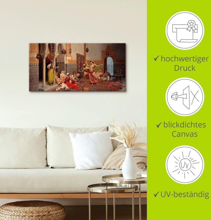 Artland Artprint Dansen in de harem. als artprint op linnen muursticker in verschillende maten - Foto 3