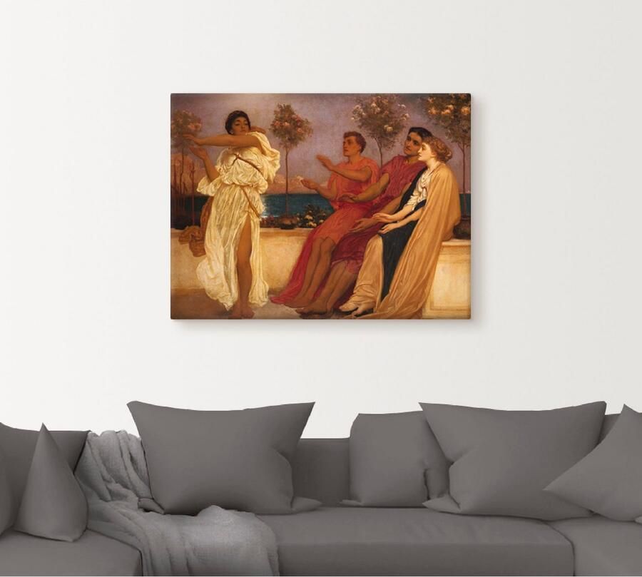 Artland Artprint Dansend Grieks meisje. als artprint op linnen poster in verschillende formaten maten - Foto 4