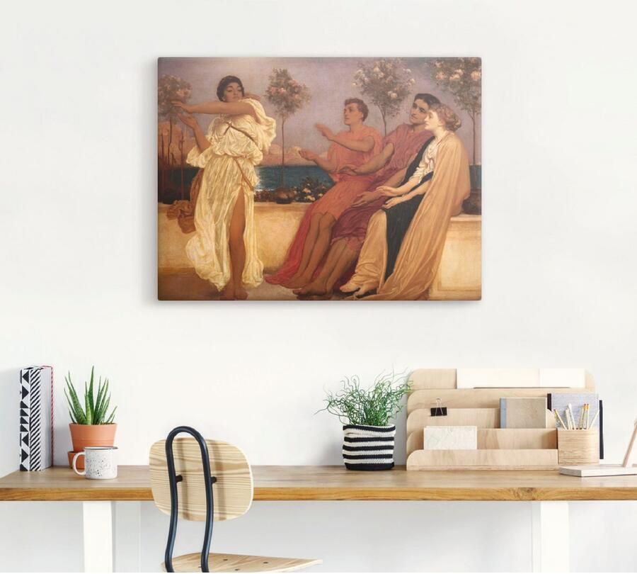 Artland Artprint Dansend Grieks meisje. als artprint op linnen poster in verschillende formaten maten - Foto 3