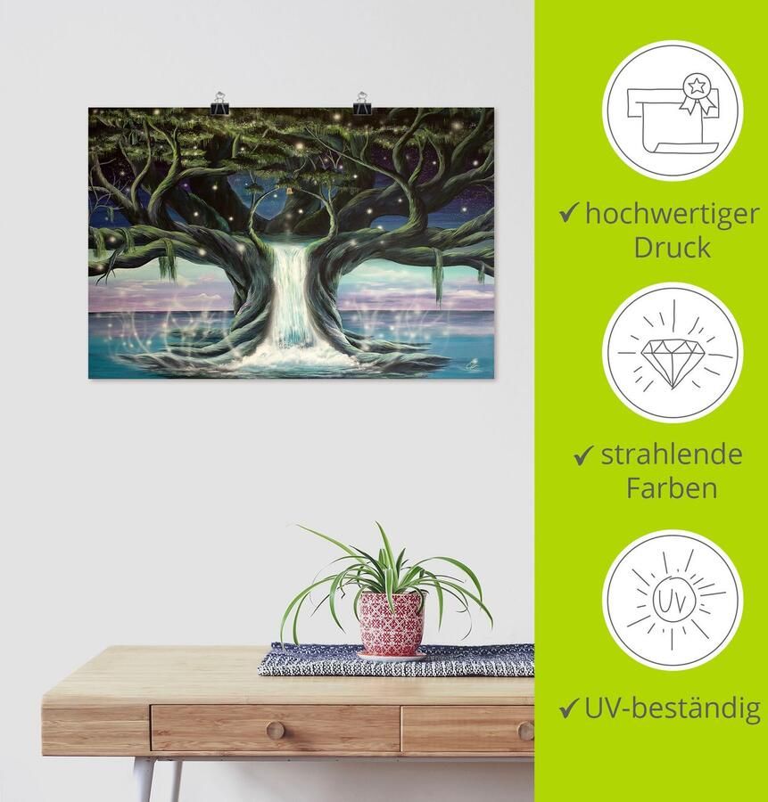 Artland Artprint De boom der zielen als artprint op linnen poster in verschillende formaten maten - Foto 4