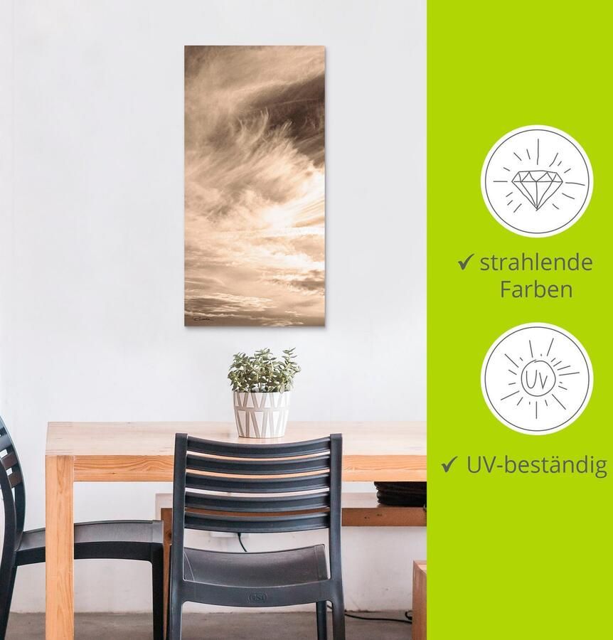 Artland Artprint De elementen: lucht als artprint van aluminium artprint voor buiten artprint op linnen in verschillende maten - Foto 3